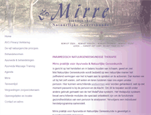 Tablet Screenshot of mirre-natuurlijke-geneeskunde.nl